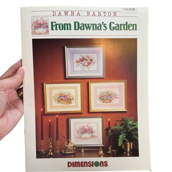 Dimensions From Dawna's Garden Cross Stitch Pattern Booklet Dawna Barton Floral - Picture 1 of 5